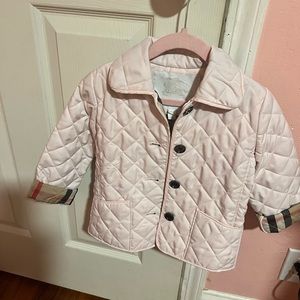 Burberry Pink coat 3Y